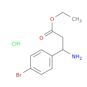 Ethyl 3-amino-3-(4-bromophenyl)propanoate hydrochloride