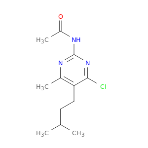 Acetamide,N-[4-chloro-6-methyl-5-(3-methylbutyl)-2-pyrimidinyl]-