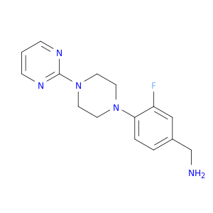 {3-Fluoro-4-[4-(pyrimidin-2-yl)piperazin-1-yl]phenyl}methanamine