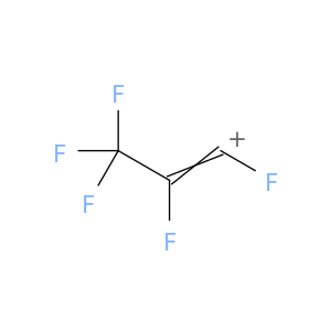 Propenylium, pentafluoro-