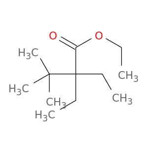 Butanoic acid, 2,2-diethyl-3,3-dimethyl-, ethyl ester