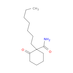 Cyclohexanecarboxamide, 1-heptyl-2-oxo-