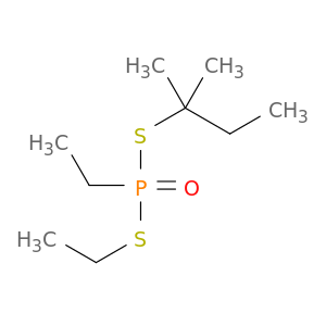 Phosphonodithioic acid, ethyl-, S-(1,1-dimethylpropyl) S-ethyl ester