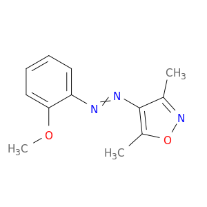 Isoxazole, 4-[(2-methoxyphenyl)azo]-3,5-dimethyl-
