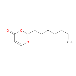 4H-1,3-Dioxin-4-one, 2-heptyl-