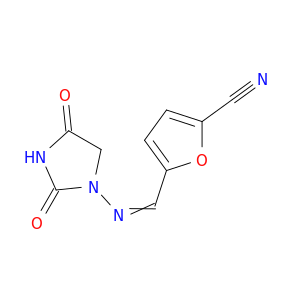 2-Furancarbonitrile, 5-[[(2,4-dioxo-1-imidazolidinyl)imino]methyl]-