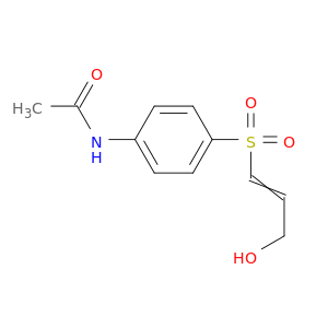 Acetamide, N-[4-[(3-hydroxy-1-propenyl)sulfonyl]phenyl]-