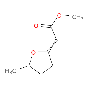 Acetic acid, (dihydro-5-methyl-2(3H)-furanylidene)-, methyl ester