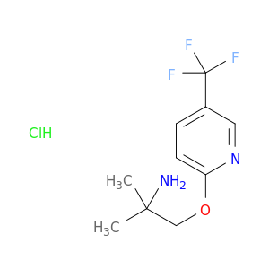 2-丙胺,2-甲基-1-[[5-(三氟甲基)-2-吡啶基]氧,盐酸盐(1：1)