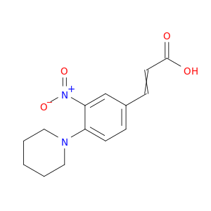 3-[3-硝基-4-(1-哌啶基)苯基]-2-丙酸