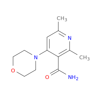 3-Pyridinecarboxamide, 2,6-dimethyl-4-(4-morpholinyl)-