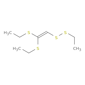 Disulfide, 2,2-bis(ethylthio)ethenyl ethyl