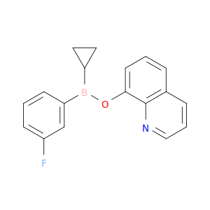 Borinic acid, cyclopropyl(3-fluorophenyl)-, 8-quinolinyl ester