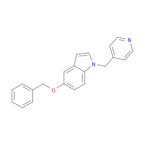 1H-Indole, 5-(phenylmethoxy)-1-(4-pyridinylmethyl)-