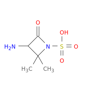 1-Azetidinesulfonic acid, 3-amino-2,2-dimethyl-4-oxo-