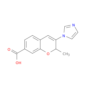2H-1-Benzopyran-7-carboxylic acid, 3-(1H-imidazol-1-yl)-2-methyl-