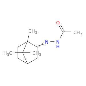 N-[(1,7,7-TRIMETHYLNORBORNAN-2-YLIDENE)AMINO]ACETAMIDE