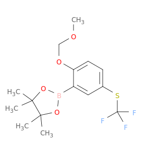 2-(Methoxymethoxy)-5-(trifluoromethylthio)phenylboronic acid, pinacol ester