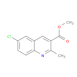 3-Quinolinecarboxylic acid, 6-chloro-2-methyl-, methyl ester