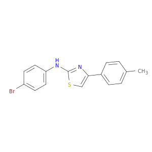 N-(4-BROMOPHENYL)-4-(4-METHYLPHENYL)-1,3-THIAZOL-2-AMINE