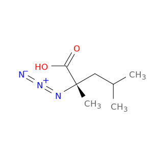 Pentanoic acid, 2-azido-2,4-dimethyl-, (2S)-