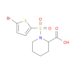 1-[(5-Bromothiophen-2-yl)sulfonyl]piperidine-2-carboxylic Acid