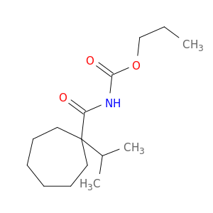 propyl{[1-(propan-2-yl)cycloheptyl]carbonyl}carbamate