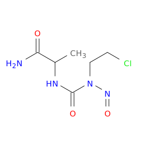 Propanamide, 2-((((2-chloroethyl)nitrosoamino)carbonyl)amino)-