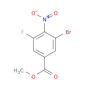 3-溴-5-氟-4-硝基苯甲酸甲酯