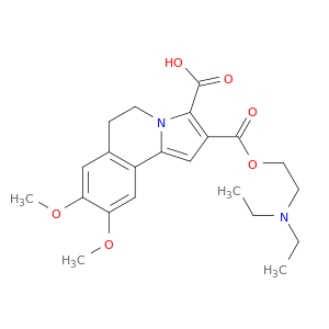 2-{[2-(diethylamino)ethoxy]carbonyl}-8,9-dimethoxy-5,6-dihydropyrrolo[2,1-a]isoquinoline-3-carboxylic acid