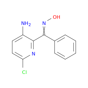 Methanone, (3-amino-6-chloro-2-pyridinyl)phenyl-, oxime
