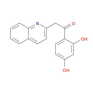 Ethanone, 1-(2,4-dihydroxyphenyl)-2-(2-quinolinyl)-