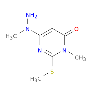 6-(amino-methyl-amino)-3-methyl-2-methylsulfanyl-pyrimidin-4-one