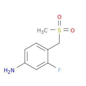 3-fluoro-4-(methanesulfonylmethyl)aniline