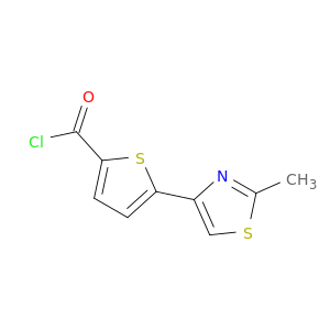 5-(2-甲基-1,3-噻唑-4-基)-2-噻吩羰酰氯