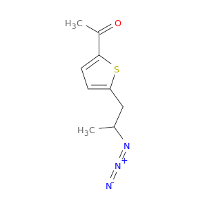 Ethanone, 1-[5-(2-azidopropyl)-2-thienyl]-