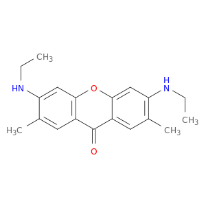 9H-Xanthen-9-one, 3,6-bis(ethylamino)-2,7-dimethyl-