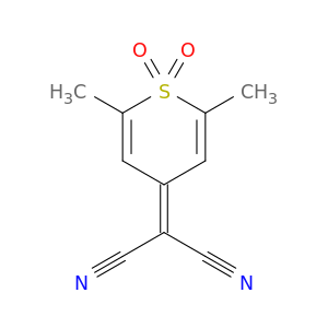 Propanedinitrile, (2,6-dimethyl-1,1-dioxido-4H-thiopyran-4-ylidene)-