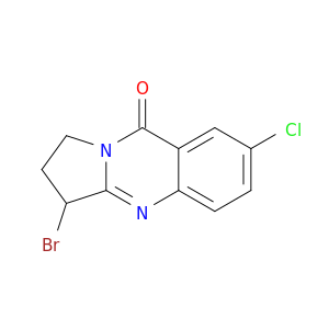 Pyrrolo[2,1-b]quinazolin-9(1H)-one, 3-bromo-7-chloro-2,3-dihydro-