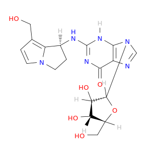 9-[(2R,3R,4R,5R)-3,4-dihydroxy-5-(hydroxymethyl)oxolan-2-yl]-2-[[(1S)-7-(hydroxymethyl)-2,3-dihydro-1H-pyrrolizin-1-yl]amino]-3H-purin-6-one