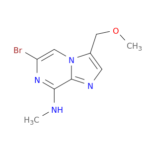 Imidazo[1,2-a]pyrazin-8-amine, 6-bromo-3-(methoxymethyl)-N-methyl-