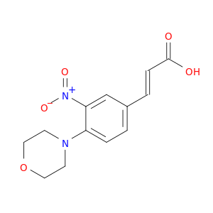 3-[4-(Morpholin-4-yl)-3-nitrophenyl]acrylic Acid