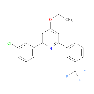 Pyridine,2-(3-chlorophenyl)-4-ethoxy-6-[3-(trifluoromethyl)phenyl]-