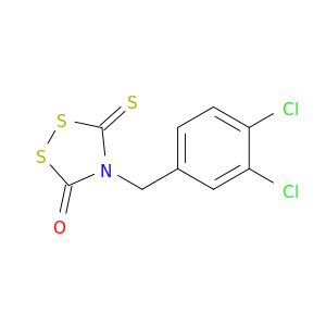 1,2,4-Dithiazolidin-3-one, 4-[(3,4-dichlorophenyl)methyl]-5-thioxo-
