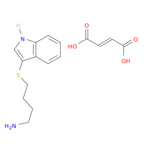 1-Butanamine, 4-(1H-indol-3-ylthio)-, (2E)-2-butenedioate (1:1)