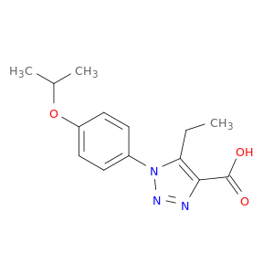 5-Ethyl-1-[4-(propan-2-yloxy)phenyl]-1H-1,2,3-triazole-4-carboxylic Acid