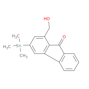9H-Fluoren-9-one, 1-(hydroxymethyl)-3-(trimethylstannyl)-