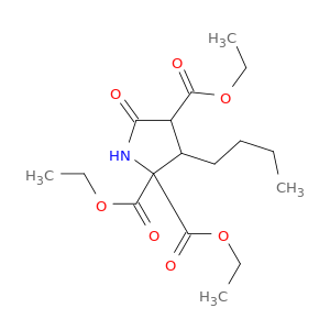 triethyl 3-butyl-5-oxopyrrolidine-2,2,4-tricarboxylate