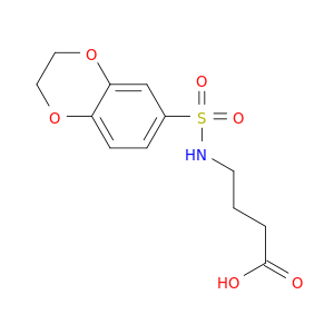 Butanoic acid,4-[[(2,3-dihydro-1,4-benzodioxin-6-yl)sulfonyl]amino]-