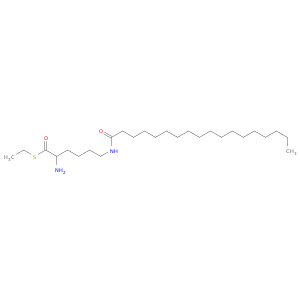 Hexanethioic acid, 2-amino-6-[(1-oxooctadecyl)amino]-, S-ethyl ester